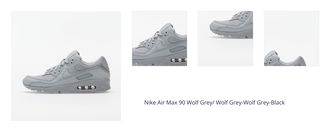 Nike Air Max 90 Wolf Grey/ Wolf Grey-Wolf Grey-Black 1