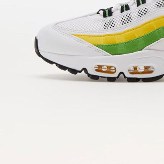 Nike Air Max 95 Essential White/ Black-Green Apple-Tour Yellow 8