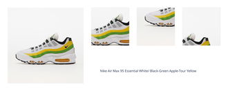 Nike Air Max 95 Essential White/ Black-Green Apple-Tour Yellow 1