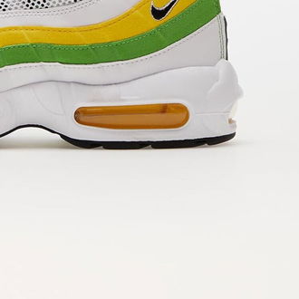 Nike Air Max 95 Essential White/ Black-Green Apple-Tour Yellow 9