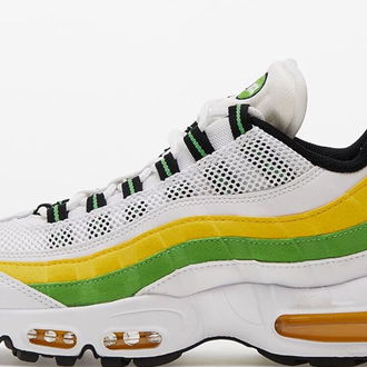 Nike Air Max 95 Essential White/ Black-Green Apple-Tour Yellow 5