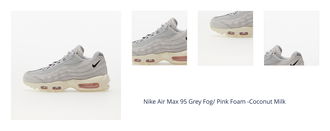 Nike Air Max 95 Grey Fog/ Pink Foam -Coconut Milk 1