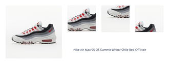 Nike Air Max 95 QS Summit White/ Chile Red-Off Noir 1