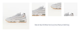 Nike Air Max 95 White/ Hot Curry-Pure Platinum-Wolf Grey 1