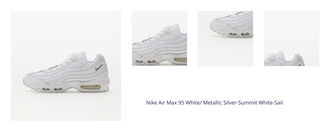 Nike Air Max 95 White/ Metallic Silver-Summit White-Sail 1