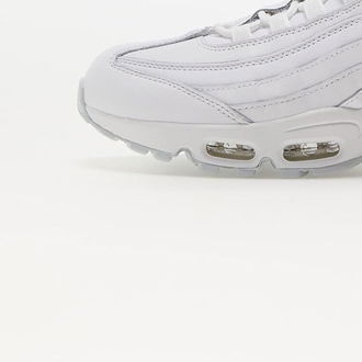 Nike Air Max 95 White/ Metallic Silver-Summit White-Sail 8