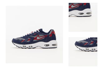 Nike Air Max 96 II Midnight Navy/ Metallic Silver-Cool Grey 3