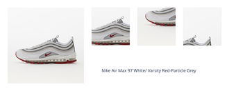 Nike Air Max 97 White/ Varsity Red-Particle Grey 1