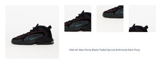 Nike Air Max Penny Black/ Faded Spruce-Anthracite-Dark Pony 1