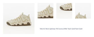 Nike Air More Uptempo '96 Coconut Milk/ Team Gold-Team Gold 1