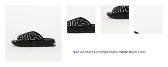 Nike Air More Uptempo Black/ White-Black-Clear 1