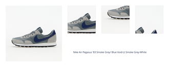 Nike Air Pegasus '83 Smoke Grey/ Blue Void-Lt Smoke Grey-White 1