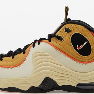 Nike Air Penny 2 Wheat Gold/ Safety Orange-Black 5