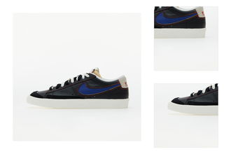 Nike Blazer Low '77 Premium Black/ Deep Royal Blue/ Light Stone 3