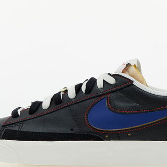 Nike Blazer Low '77 Premium Black/ Deep Royal Blue/ Light Stone 5