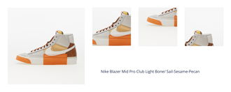 Nike Blazer Mid Pro Club Light Bone/ Sail-Sesame-Pecan 1