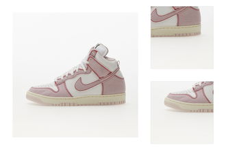 Nike Dunk High 85 Summit White/ Barely Rose-University Red 3