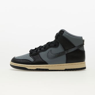 Nike Dunk High Retro Premium Smoke Grey/ Black-Beach-Black 2