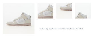 Nike Dunk High Retro Premium Summit White/ White-Phantom-Pink Oxford 1