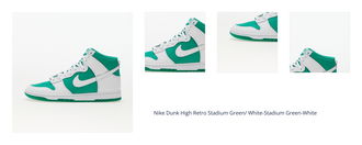 Nike Dunk High Retro Stadium Green/ White-Stadium Green-White 1