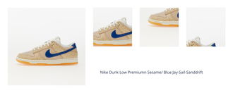 Nike Dunk Low Premiumn Sesame/ Blue Jay-Sail-Sanddrift 1