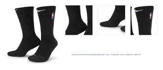 Nike Elite Crew 75 Anniversary Basketball Black Socks - Unisex - Ponožky Nike - Čierne - DA4960-010 - Veľkosť: M 1