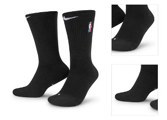 Nike Elite Crew 75 Anniversary Basketball Black Socks - Unisex - Ponožky Nike - Čierne - DA4960-010 - Veľkosť: M 3