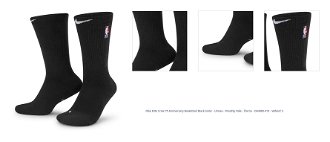 Nike Elite Crew 75 Anniversary Basketball Black Socks - Unisex - Ponožky Nike - Čierne - DA4960-010 - Veľkosť: S 1