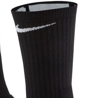 Nike Elite Crew Basketball Socks - Pánske - Ponožky Nike - Čierne - SX7622-013 - Veľkosť: M 7