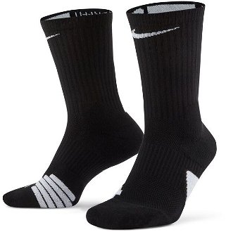 Nike Elite Crew Basketball Socks - Pánske - Ponožky Nike - Čierne - SX7622-013 - Veľkosť: S 2
