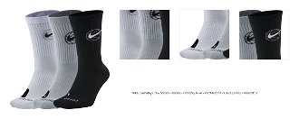 Nike Everyday Crew Socks - Unisex - Ponožky Nike - Viacfarebné - DA2123-902 - Veľkosť: S 1