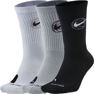 Nike Everyday Crew Socks - Unisex - Ponožky Nike - Viacfarebné - DA2123-902 - Veľkosť: S 2
