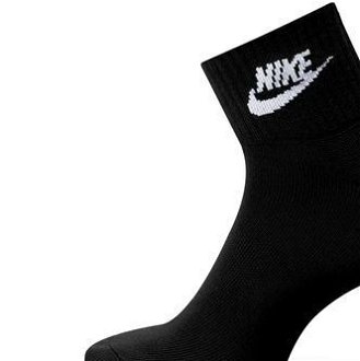 Nike Everyday Essential Socks 3-Pack Black - Unisex - Ponožky Nike - Čierne - DX5074-010 - Veľkosť: S 6