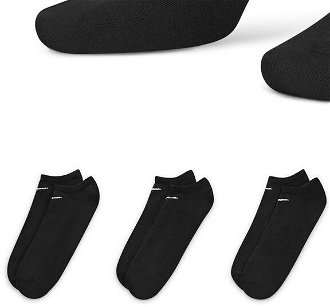 Nike Everyday Lightweight No-Show 6-Pack Socks Black - Unisex - Ponožky Nike - Čierne - SX7679-010 - Veľkosť: M 8