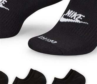 Nike Everyday Plus Cushioned Footie Socks Black - Unisex - Ponožky Nike - Čierne - DN3314-010 - Veľkosť: L 5