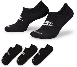 Nike Everyday Plus Cushioned Footie Socks Black - Unisex - Ponožky Nike - Čierne - DN3314-010 - Veľkosť: L 2