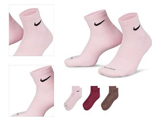 Nike Everyday Plus Cushioned Training Ankle Socks 3-Pack - Unisex - Ponožky Jordan - Viacfarebné - SX6890-961 - Veľkosť: XL 4