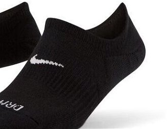 Nike Everyday Plus Cushioned Wmns Training Footie Socks 3-Pack Black - Dámske - Ponožky Nike - Čierne - DH5463-904 - Veľkosť: L 7