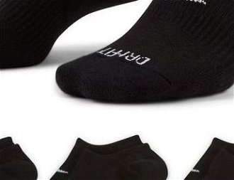 Nike Everyday Plus Cushioned Wmns Training Footie Socks 3-Pack Black - Dámske - Ponožky Nike - Čierne - DH5463-904 - Veľkosť: L 5
