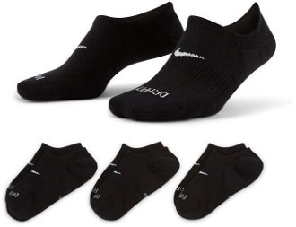 Nike Everyday Plus Cushioned Wmns Training Footie Socks 3-Pack Black - Dámske - Ponožky Nike - Čierne - DH5463-904 - Veľkosť: L 2
