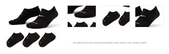 Nike Everyday Plus Cushioned Wmns Training Footie Socks 3-Pack Black - Dámske - Ponožky Nike - Čierne - DH5463-904 - Veľkosť: M 1