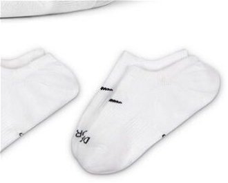 Nike Everyday Plus Cushioned Wmns Training Footie Socks 3-Pack - Dámske - Ponožky Nike - Biele - DH5463-903 - Veľkosť: L 9