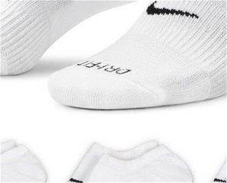 Nike Everyday Plus Cushioned Wmns Training Footie Socks 3-Pack - Dámske - Ponožky Nike - Biele - DH5463-903 - Veľkosť: L 5