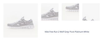 Nike Free Run 2 Wolf Grey/ Pure Platinum-White 1