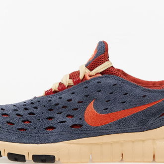 Nike Free Run Trail Thunder Blue/ Orange-Cinnabar-Canvas 5