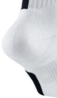 Nike NBA U ELITE Crew Socks - Pánske - Ponožky Nike - Biele - SX7587-100 - Veľkosť: S 8
