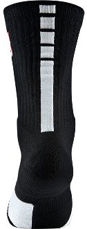 Nike NBA U ELITE Crew Socks - Unisex - Ponožky Nike - Čierne - SX7587-010 - Veľkosť: L