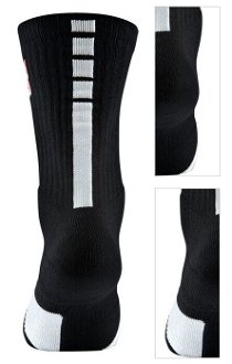 Nike NBA U ELITE Crew Socks - Unisex - Ponožky Nike - Čierne - SX7587-010 - Veľkosť: M 3