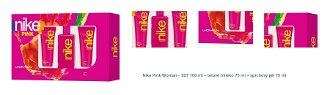 Nike Pink Woman – EDT 100 ml + telové mlieko 75 ml + sprchový gél 75 ml 1