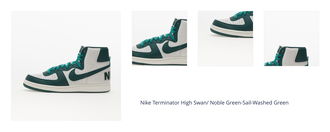 Nike Terminator High Swan/ Noble Green-Sail-Washed Green 1